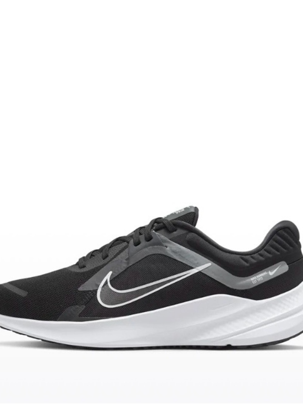 Size 12 - Nike Men’s Quest 5 Black Smoke Grey Running Shoe No Lid Dd0204-001